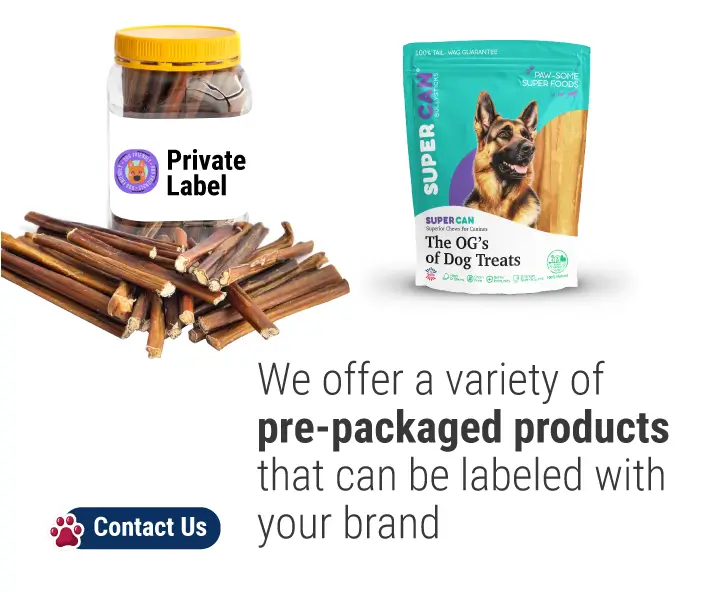 Private label dog chews
